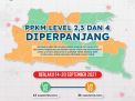 Baca juga : PPKM Diperpanjang sampai 20 September, Ini Aturan Terbaru Lengkap sesuai Inmendagri No 42 Tahun 2021