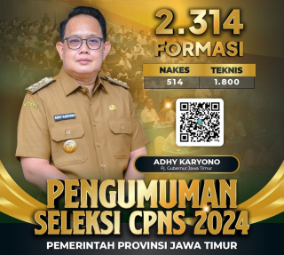 Pemprov Buka Pendaftaran CPNS 2.314 Formasi, Pj. Gubernur: Terbesar Sepanjang Sejarah Jawa Timur
