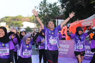 Ribuan Pelari Ramaikan Perwosi Fun Run 2024, Wali Kota Eri Cahyadi Ajak Masyarakat Hidup Sehat