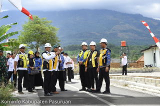 Mantap! Jalan Kawasan Wisata Arjuna Agro Techno Park Dipercantik