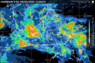 BMKG Prediksi Cuaca Sejumlah Kota di Indonesia 10 Maret 2025: Hujan Angin dan Banjir Rab