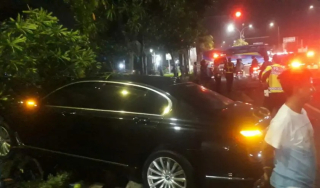 Ikuti Google Maps, BMW Dikendarai Warga Surabaya Terjun dari Tol Krian-Gresik yang Belum Jadi
