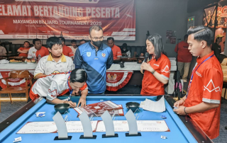Dukung Prestasi Olahraga, JnC Pool Gelar Turnamen Billiard