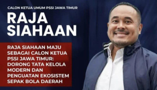 Arif Fathoni Dukung Raja Siahaan Pimpin PSSI Jawa Timur