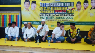 Baca juga : Puncak HUT, Golkar Surabaya Gelar Doa Bersama untuk Korban Bencana Sumatera
