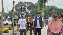 Revitalisasi Alun-alun Probolinggo Sukses Gairahkan Aktivitas Warga, Ansor Gelar Jalan Sehat