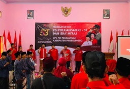 "Merawat Pertiwi, Melangitkan Perjuangan": PDI Perjuangan Probolinggo Kukuhkan Politik Kerakyatan di HUT ke-53