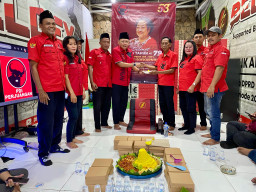Rayakan Ulang Tahun Megawati Soekarnoputri ke-79, PDI Perjuangan Bubutan Gelar Syukuran