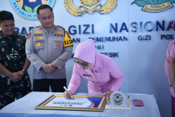 Menuju Indonesia Emas 2045, Prabowo Subianto Groundbreaking SPPG Polri, SPPG Bedilan Gresik Ikut Diresmikan