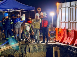 PAM Surya Sembada Kota Surabaya Tuntaskan Perbaikan Pipa Diameter 1500mm di Raya Taman L Dukuh Menanggal Tanpa Mematikan