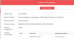 Baca juga : Sekolah Masih Kekurangan Kelas, Pemko Batam Justru Anggarkan Rp 10 Miliar Lapangan Olahraga Kodaeral IV