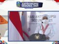 Peringatan Hakordia 2021 di Pesantren, Gubernur Khofifah: Memberikan Penguatan Iman dan Moral