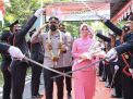 Tradisi Pedang Pora Sambut Kedatangan Kapolres Tuban AKBP Rahman Wijaya, Ini Dia Sosoknya