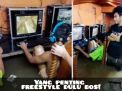 Lagi Push Rank Bosque! Sekelompok Gamer Ini tetap Khusyuk Bermain meski Kebanjiran