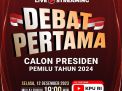 Saksikan Debat Capres Cawapres Pilpres 2024 Malam Ini, Klik Saja 3 Live Streaming Berikut Ini