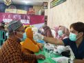 Kodim 0817 Gresik Vaksinasi Purnawirawan dan Warakawuri TNI AD