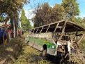 Bus Surabaya-Semarang Terbakar di Lamongan Usai Senggol Truk