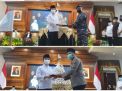 Kirab Apem Formasi 1-4-4-2 di Grahadi, Wagub Emil: Jemput Kemenangan