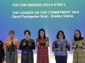 Dukung Pertumbuhan Bisnis Berkelanjutan, Pelindo Grup Raih TOP CSR Awards 2024