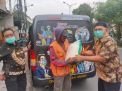 Jum'at Berkah, Satresnarkoba Polrestabes Surabaya Bagi Sembako