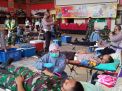 Bakti Kesehatan Donor Darah Polres Blitar Bersinergi bersama TNI