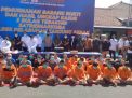 Ribuan Pil dan Sabu asal Malaysia Dibakar Polres Tanjung Perak