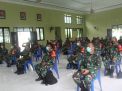Danramil Jajaran Kodim Kediri Dikerahkan Sosialisasi Vaksin Covid-19