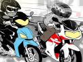 Balap Liar di Sidoarjo Dirazia, 100-an Penonton dan Pebalap Diamankan