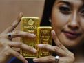 Harga Emas Naik, Dekati Rp 970 Ribu per Gram