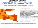 Dari Tiga Daerah sebelum PPKM Darurat, Zona Merah COVID-19 di Jatim kini jadi 20 Kabupaten