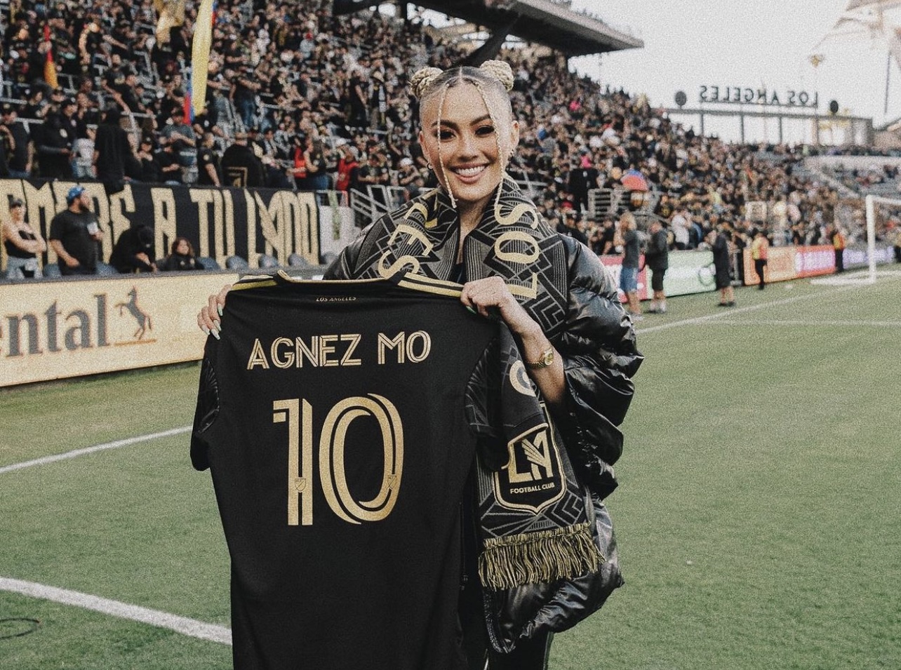 Keren! Agnez Mo Bawa Los Angeles FC Meraih Kemenangan Saat Menjadi Kapten Kehormatan