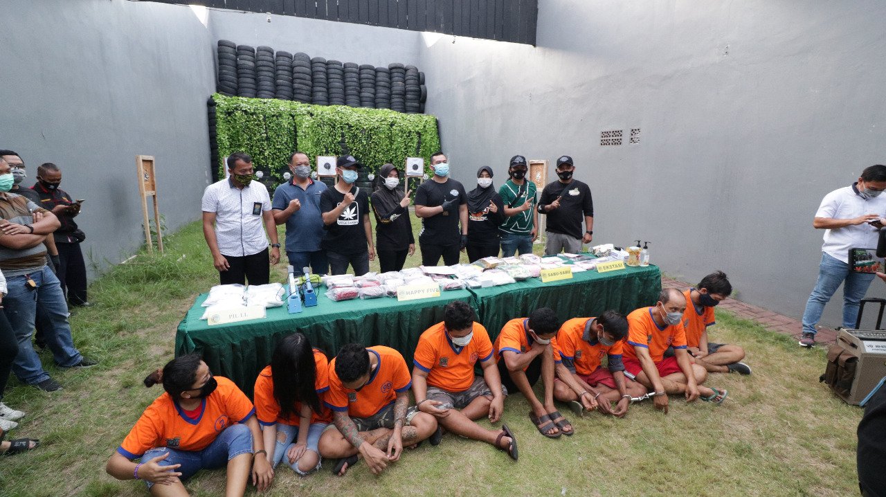 FOTO : Jaringan Narkoba Madura Terbongkar