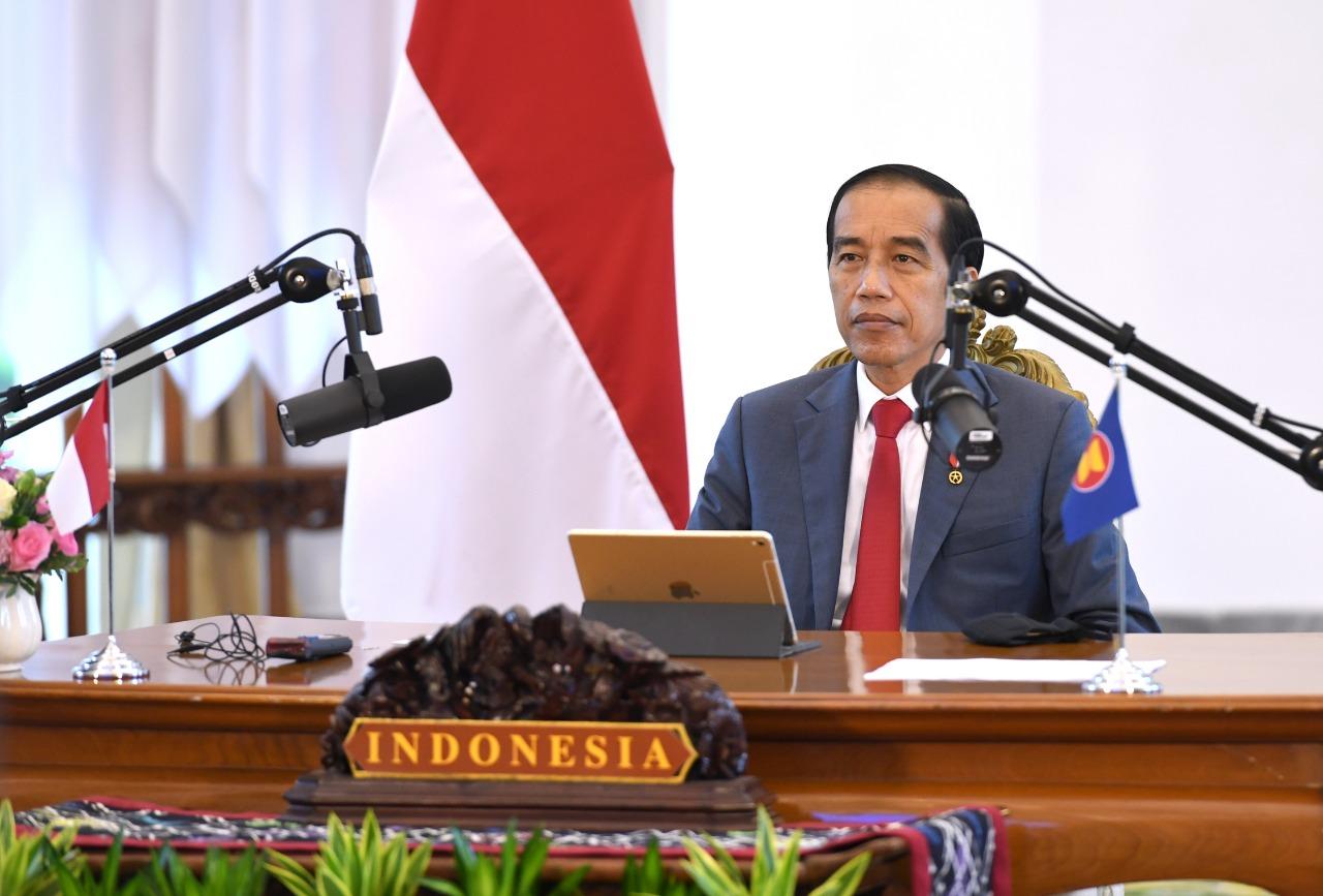 Presiden Jokowi Hadiri KTT ke-37 ASEAN secara Virtual