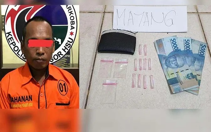 Karena 'Nyanyian' Uhai, Pengedar Sabu di Amuntai Dibekuk