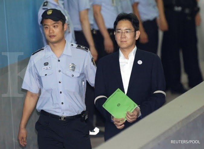 Kasus Suap, Pewaris Samsung Kembali Dibui