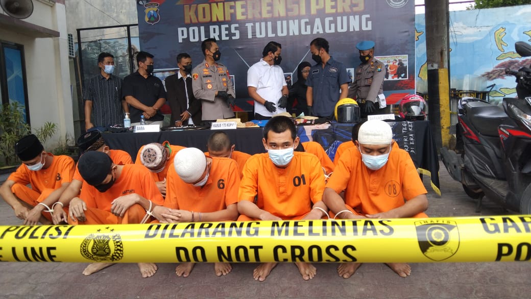 Oknum Perguruan Silat di Tulungagung Berulah, Kurang dari Sebulan Lakukan 4 Pengeroyokan