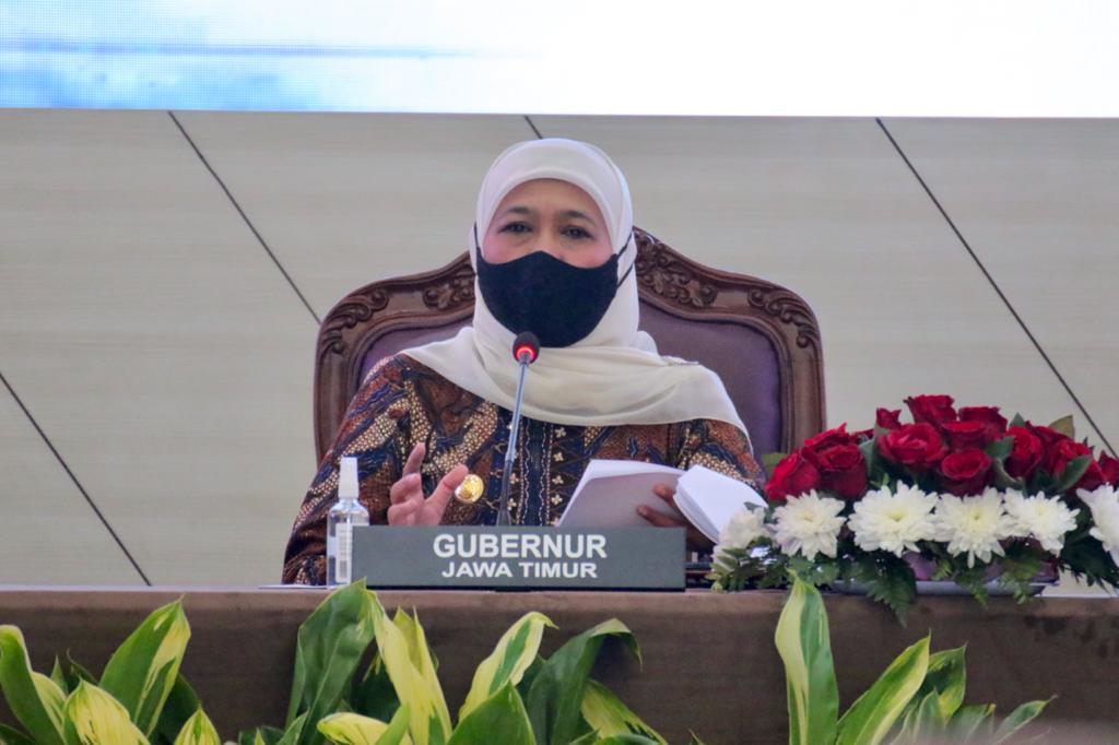Persiapkan Sekolah Tatap Muka, Khofifah Minta SMA/SMK Bentuk Satgas