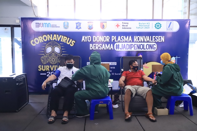 Kunjungi PT SIER, Satgas Covid Dorong Gerakan Donor Plasma Konvalesen