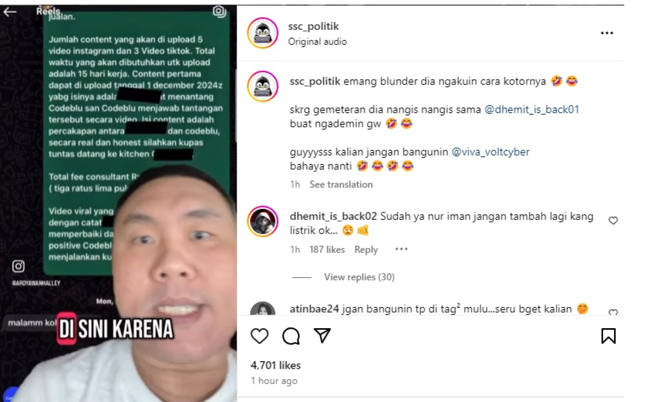 Sempat Viral, Ini Dia Profil Codeblu yang Terseret Kasus Dugaan Pemerasan Pengusaha Kuliner