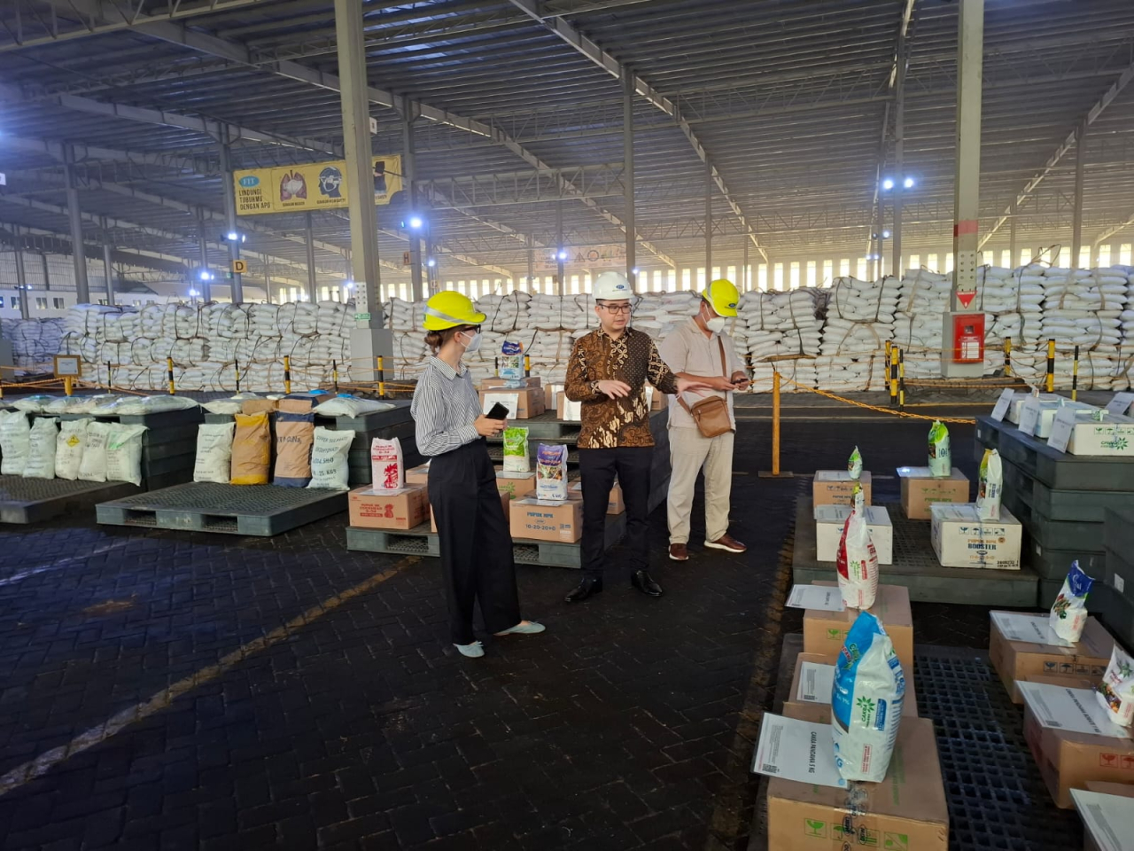 Kunjungi JIIPE Gresik,  Negara-negara EAEU Tetarik Kerja Sama dengan Pabrik Pupuk PT FIT