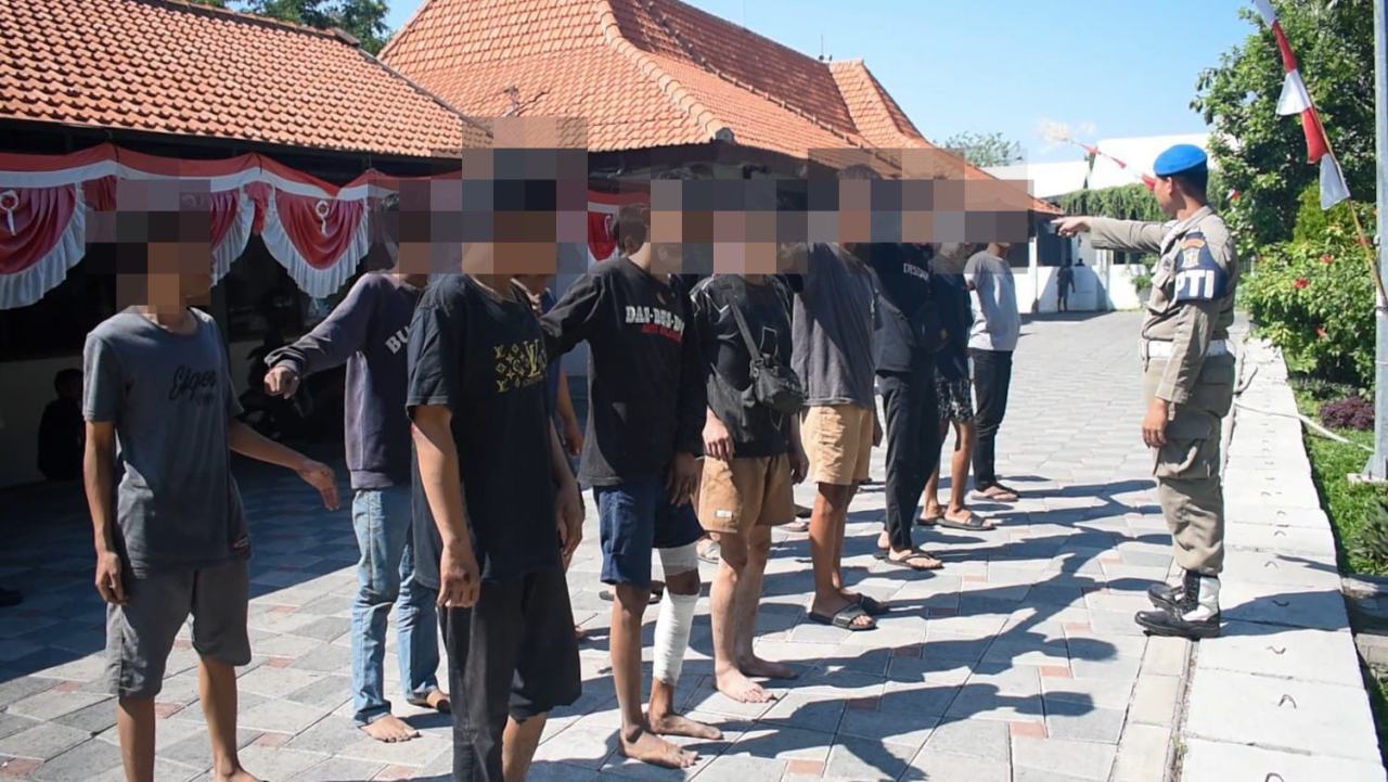Pelaku Perang Sarung di Surabaya Bisa Disanksi Rawat ODGJ