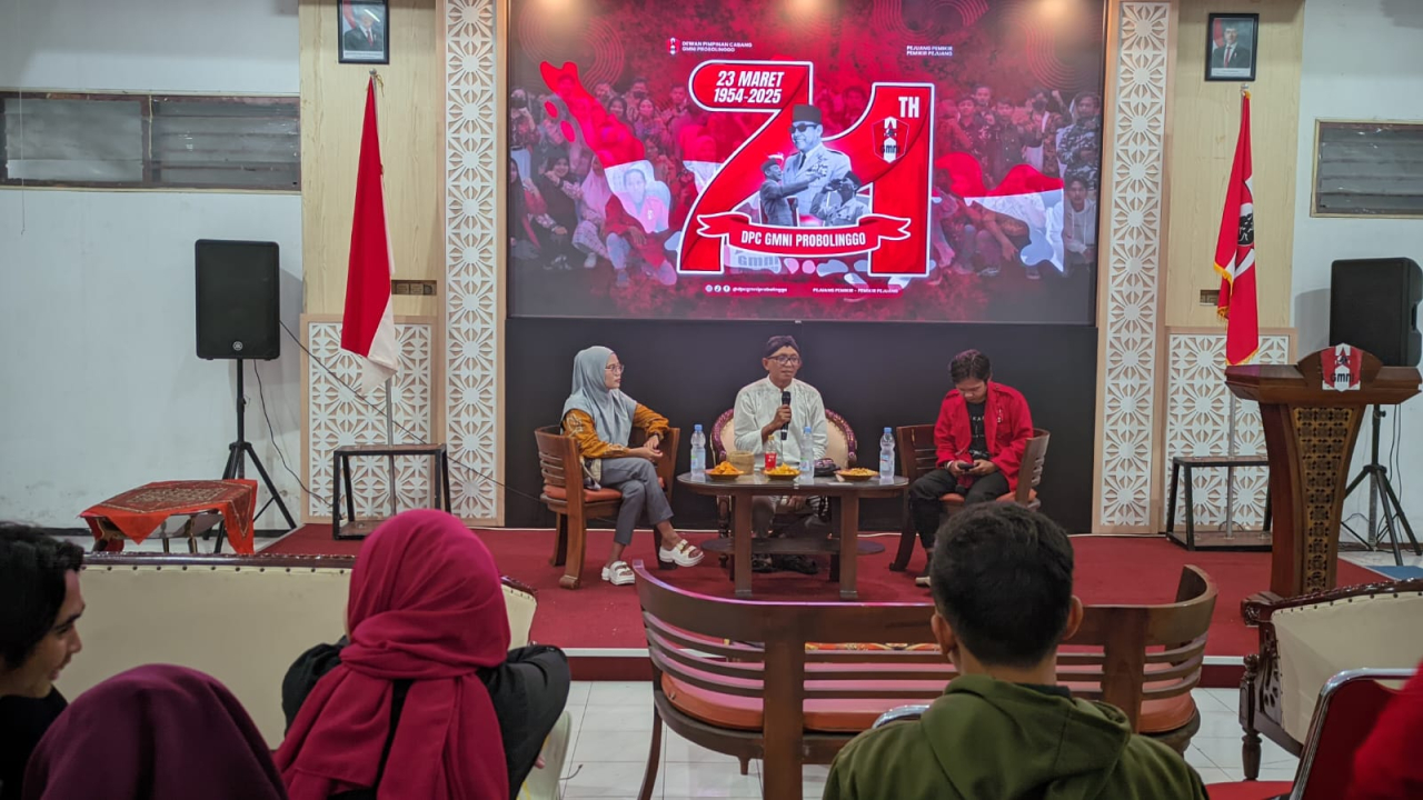 Politik Rayakan Dies Natalis ke-71, GMNI Probolinggo Perkuat Kaderisasi dengan Silaturahmi dan Diskusi