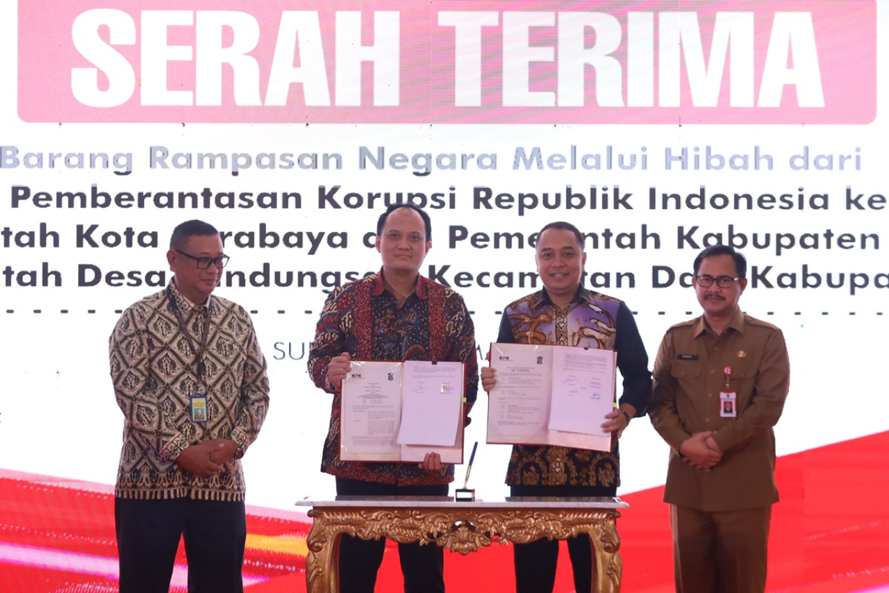 Pemkot Surabaya Dapatkan Aset Rampasan Korupsi Rp11,756 Miliar, Mau Dipakai Apa?