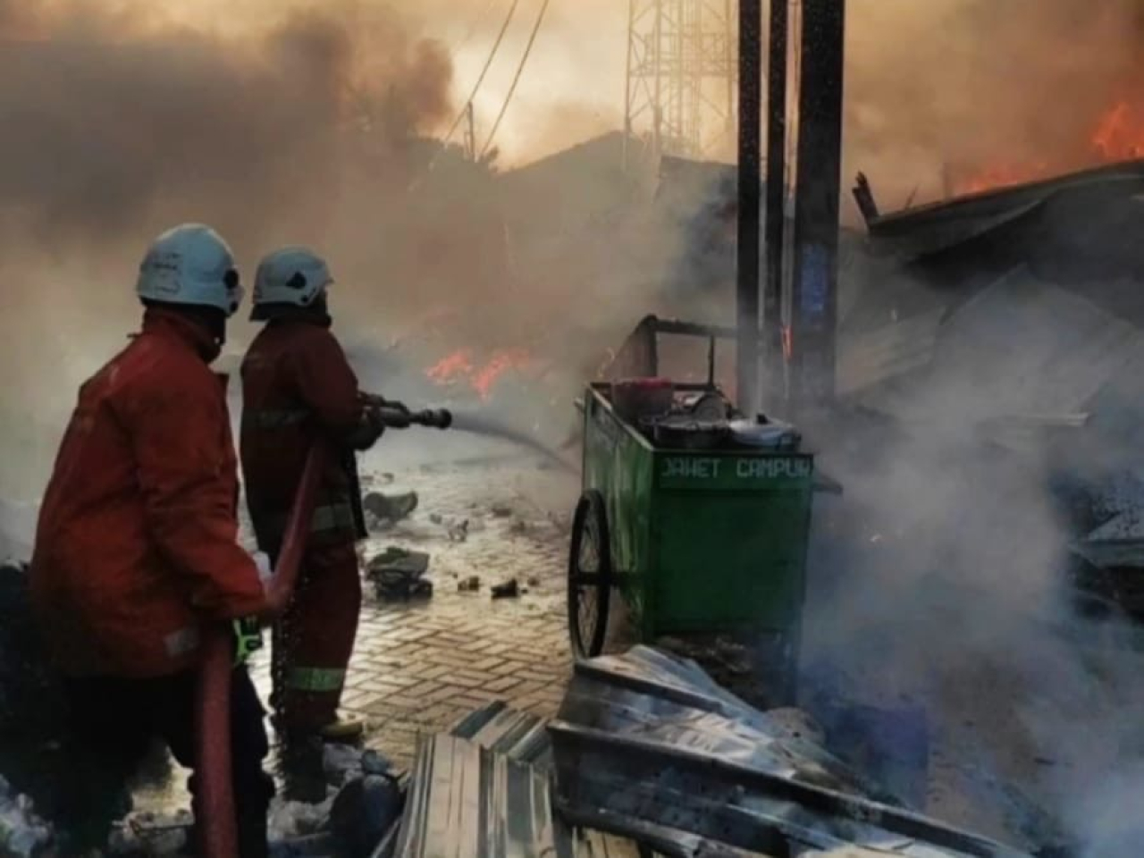 Kebakaran Selama Libur Lebaran di Surabaya, Penyebabnya Konsleting Listrik dan Elpiji