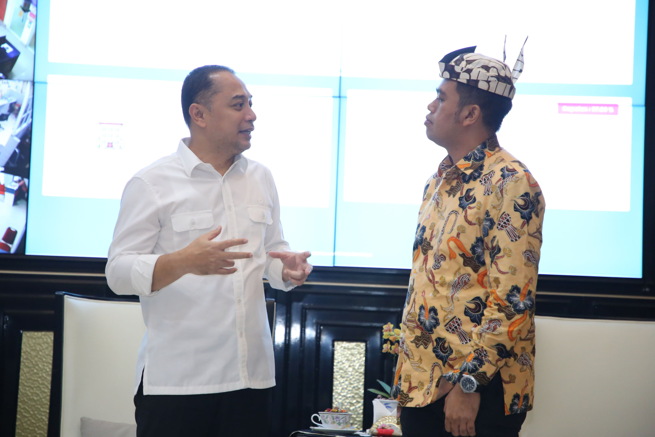 Bertemu Wali Kota Blitar, Wali Kota Surabaya Eri Cahyadi Bahas Semboko hingga Wisata