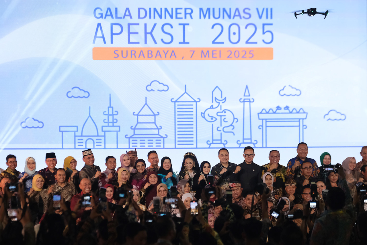 Semangat Kekeluargaan Warnai Gala Dinner Munas APEKSI VII di Surabaya