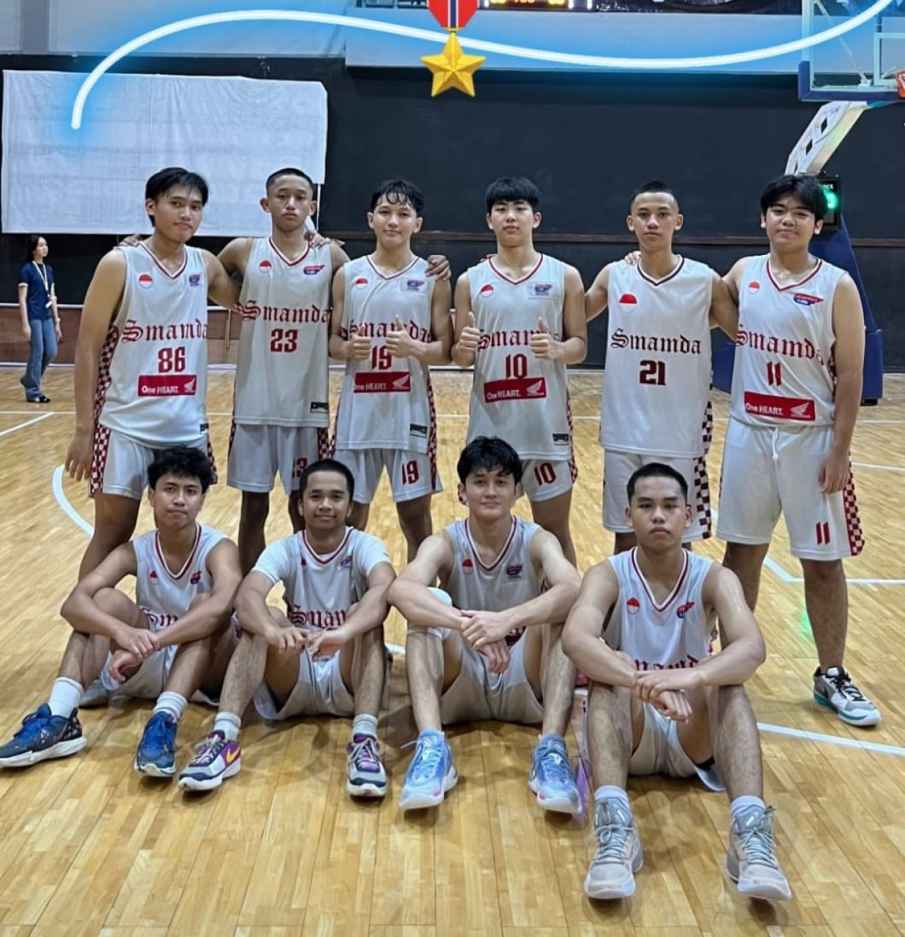 Main Kompak, Tim Basket SMAMDA Surabaya Juara Libels Cup 2K25