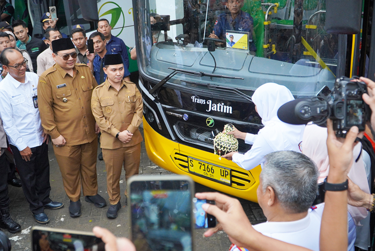 Bus Patih Gajah Mada Siap Layani Warga Mojokerto–Sidoarjo, Tarifnya Cuma Rp5.000