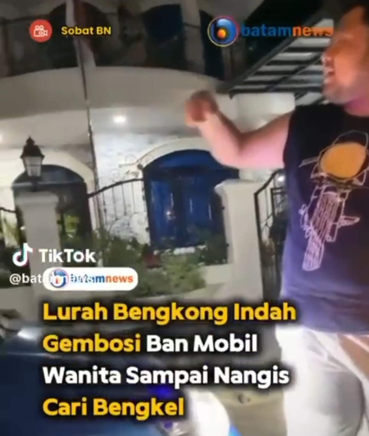 Diduga Gembosi Mobil Warga, Lurah Bengkong Tuai Kecaman