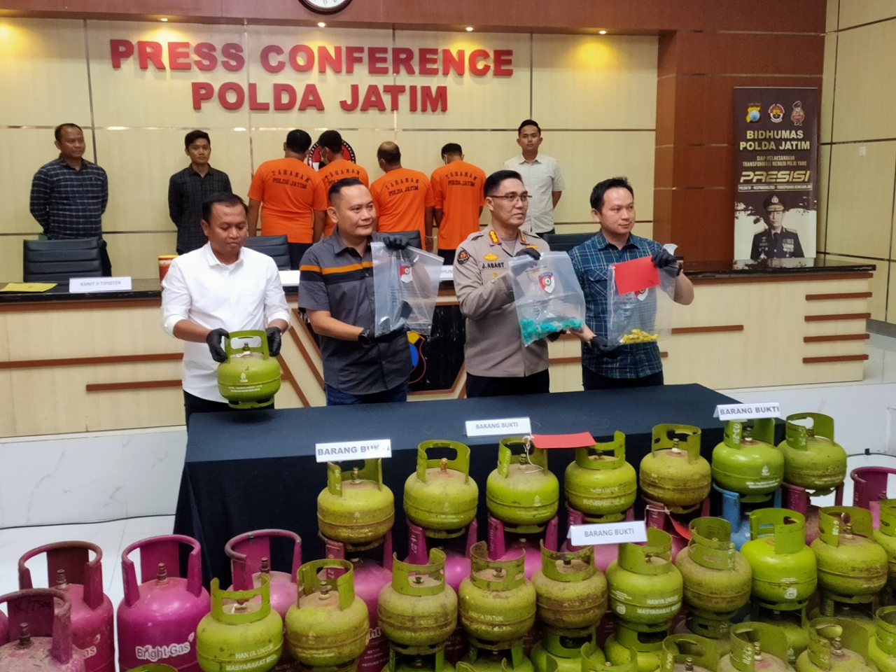 Polda Jatim Bongkar Sindikat Oplosan Elpiji Subsidi di Malang, Begini Modusnya